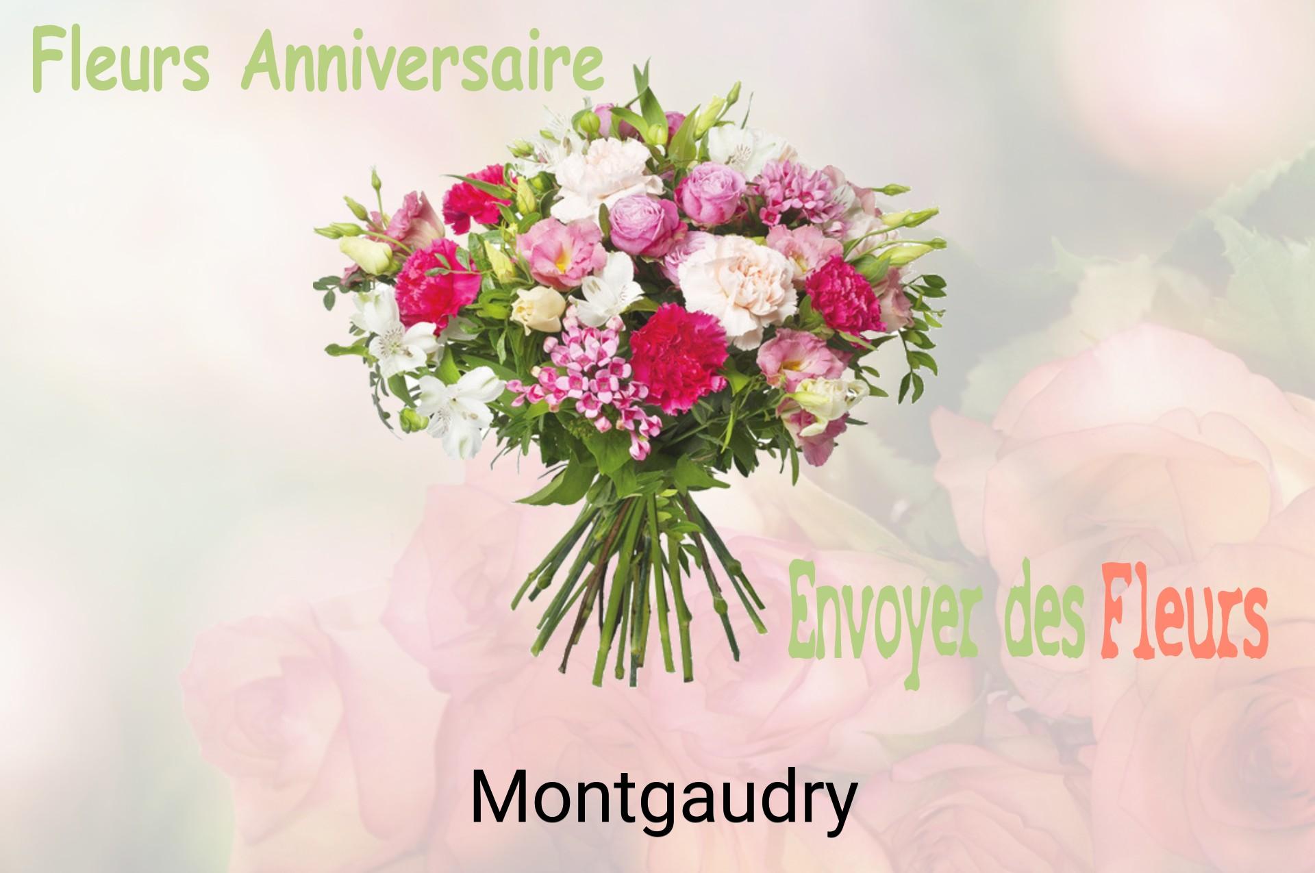 Bouquet de fleurs d’anniversaire livré à Montgaudry
